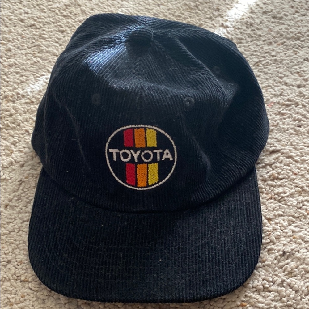 Toyota Black Corduroy Cap